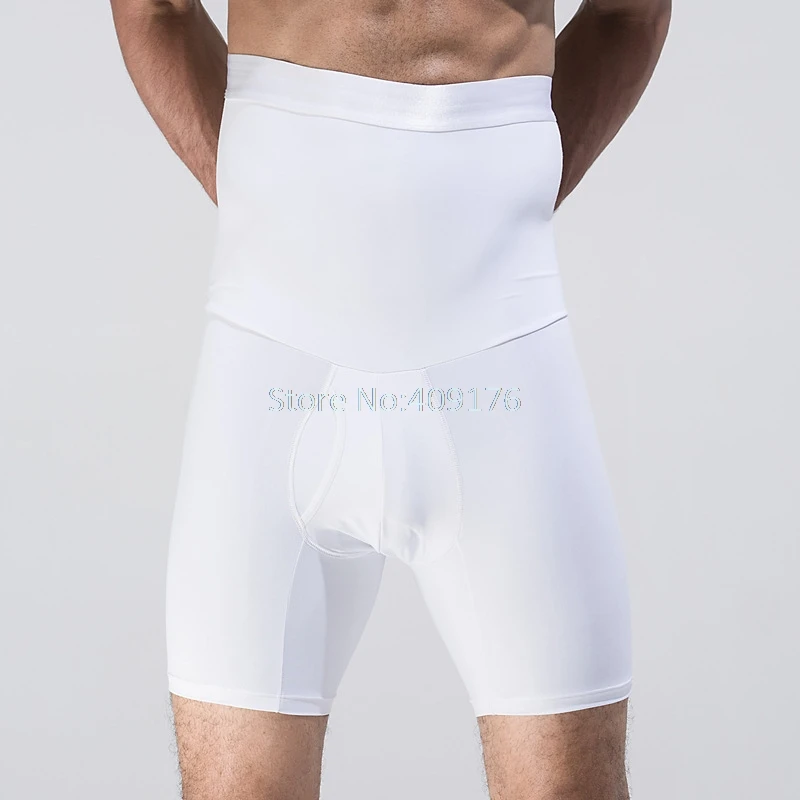 Bragas de control para hombres entrenador de cintura adelgazante moldeador de cuerpo recortador de muslos bóxer ropa interior Abdominal