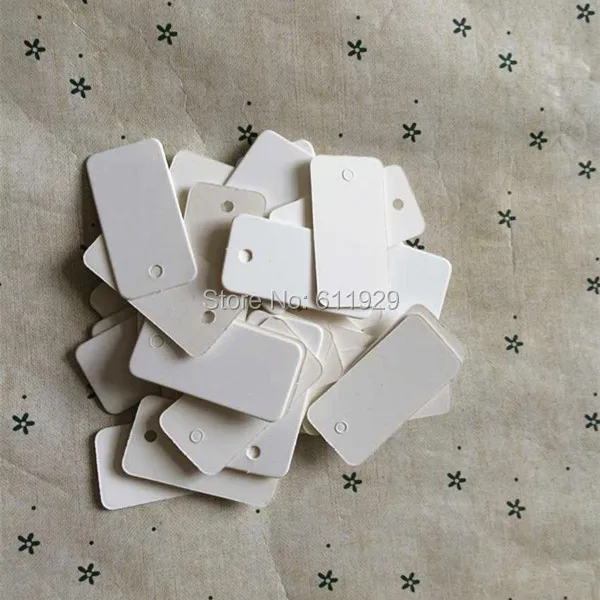 

free shipping wholesales blank white 350gsm paper tag 2x4cm 1000 pcs a lot DIY gift tag/garment printed labels hang tag printing