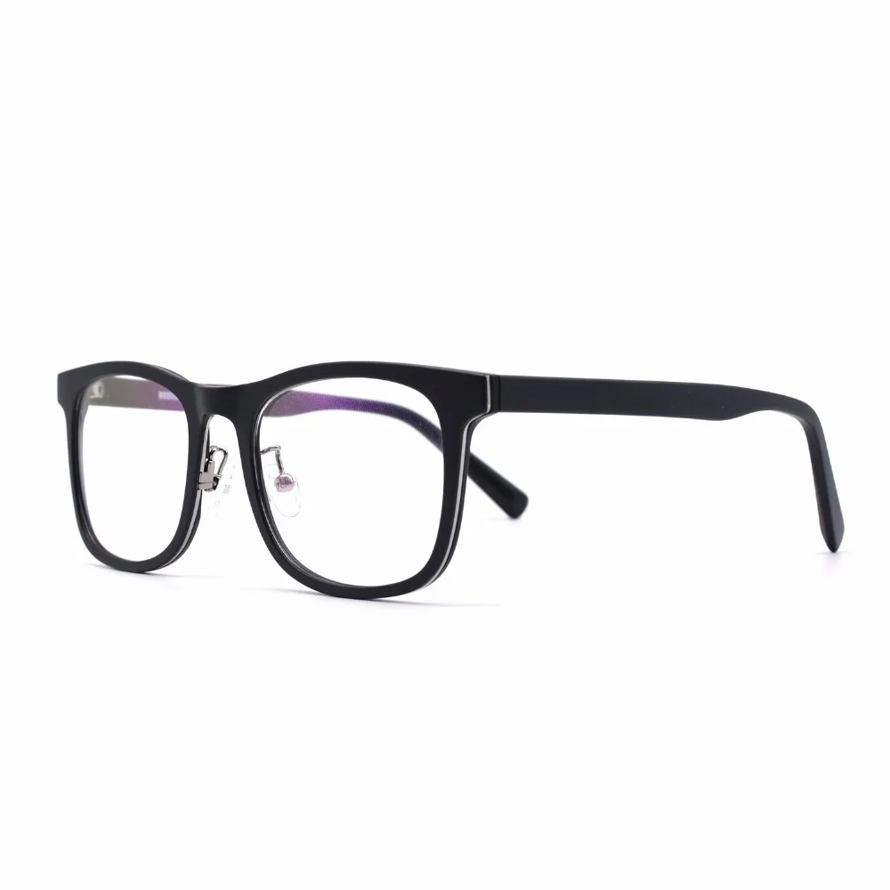 

HKUCO Casual Fashion Horned Rim Rectangular Black Frame Clear Lens Eye Glasses