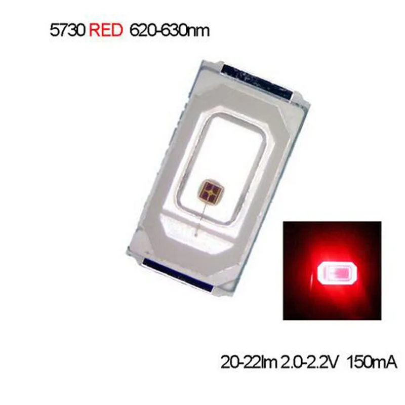 5730 Family Full Color High Brightness 0.5W 5730/5630 SMD LED Diode Crystal Clear 15-18lm 2.0-3.2V 150ma 50PCS/Lot Fast Delivery