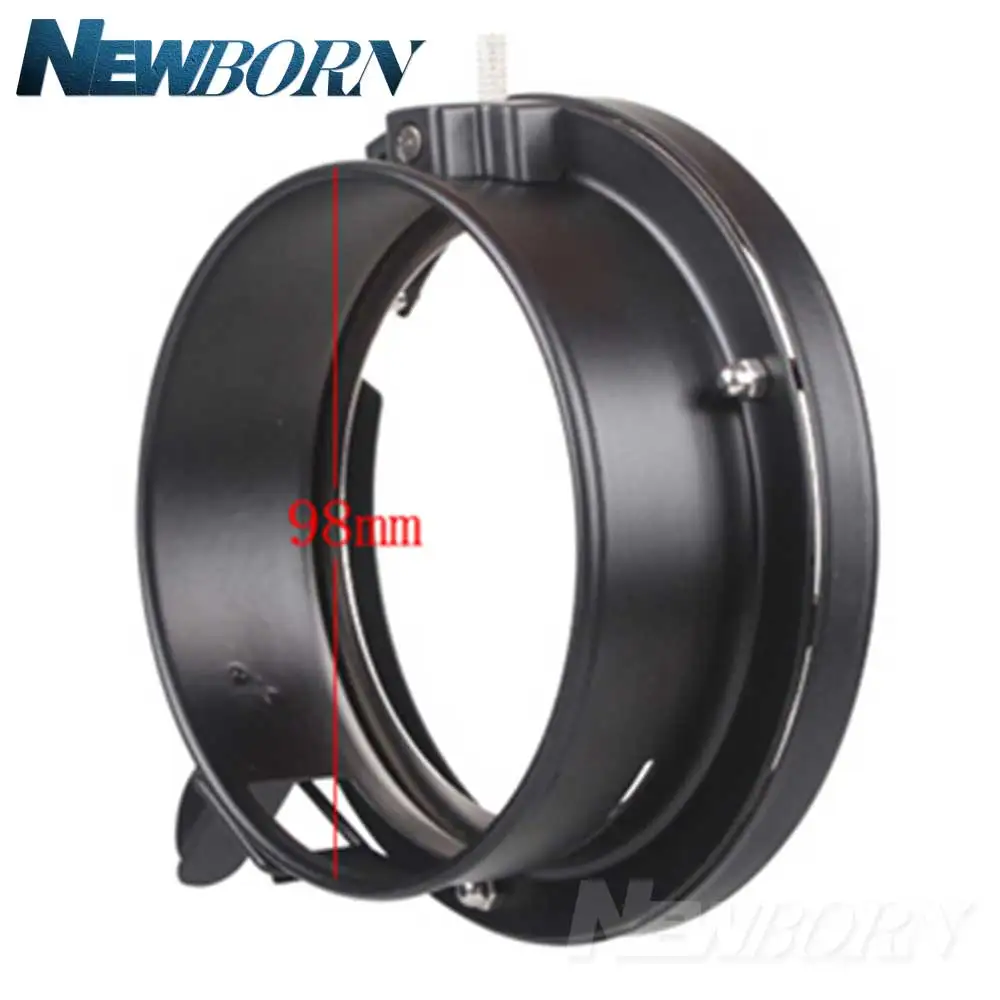 

Godox Universal mini 98mm flash Mounts To Bowens Mount Ring Adapters Studio Strobe Godox 160W 250W 300W