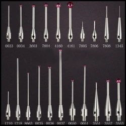 1mm 1.5mm 2mm 2.5mm 3mm 4mm OD M2 gwint Ruby 3D trójwymiarowy miernik miernik współrzędnych maszyna pomiarowa CMM sonda na końcówce