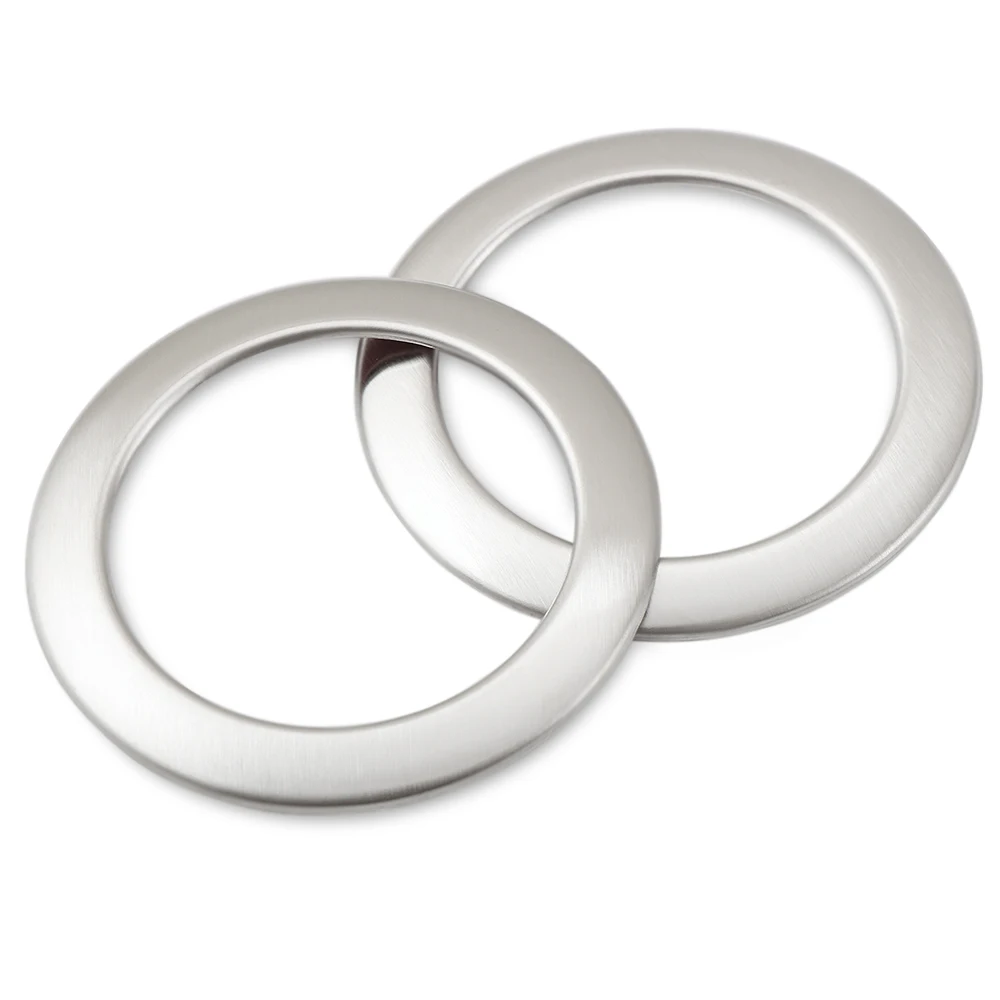 Silver Aluminum Look Tuning Rings For Mitsubishi ASX Interior Tweeters – Stylish Upgrade Accessories
