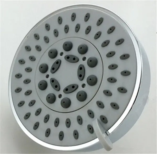 5-Function 4 Inch ABS Rain Shower Head Bathroom Rainfall chrome Showerhead