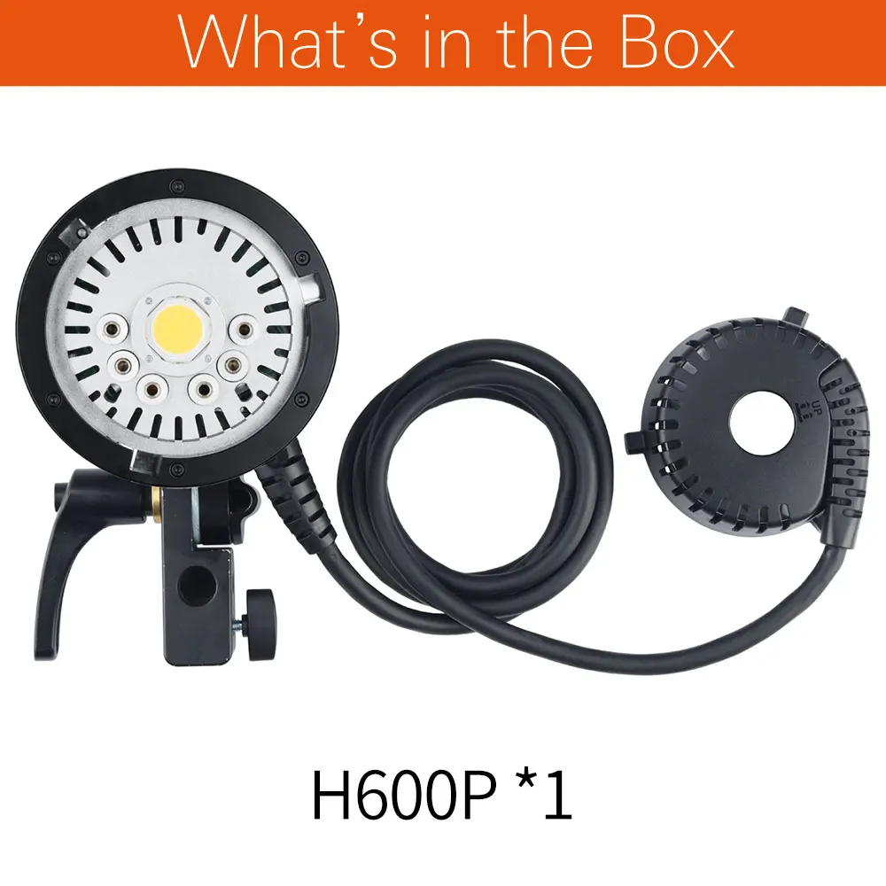 Godox H600P Hand-Held Extension Extra Head Bowens Mount  for Godox  AD600Pro AD600 Pro TTL HSS Flash Strobe