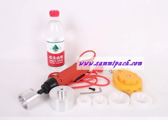 Good quality Manual bottle screw capping machine, easy operation adjustable capper,cap sealer (seal size:10-50mm)