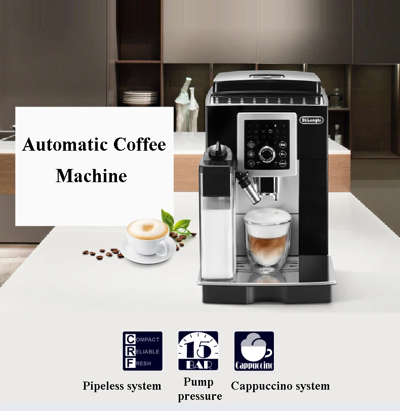 Commercial 15 BAR Coffee Maker Machine Household Coffee Machine Automatic Filtering Espresso Machine