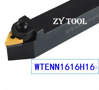 WTENN1616H16 CNC turning tool holder, External turning tools,W type Holder, CNC Lathe cutting tools for TNMG160404/08 Inserts