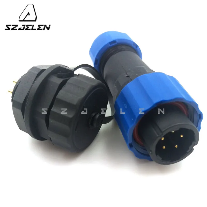 SD16TP-ZM , Air Connector Plug Socket,LED Power Cable 5 Pin Panel Mount Connectors, Automotive Connectors 5-Pin