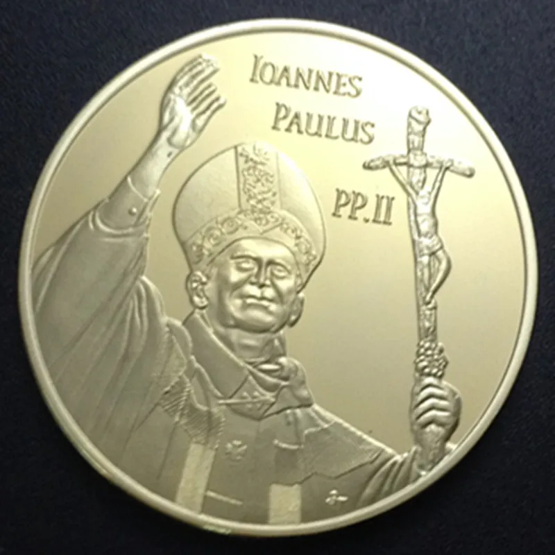 Joanne Paulus Badge, 24K Gold, Silver Plated, 40mm, Metal Souvenir, Decoration Coin, Brand New, 5 Pcs