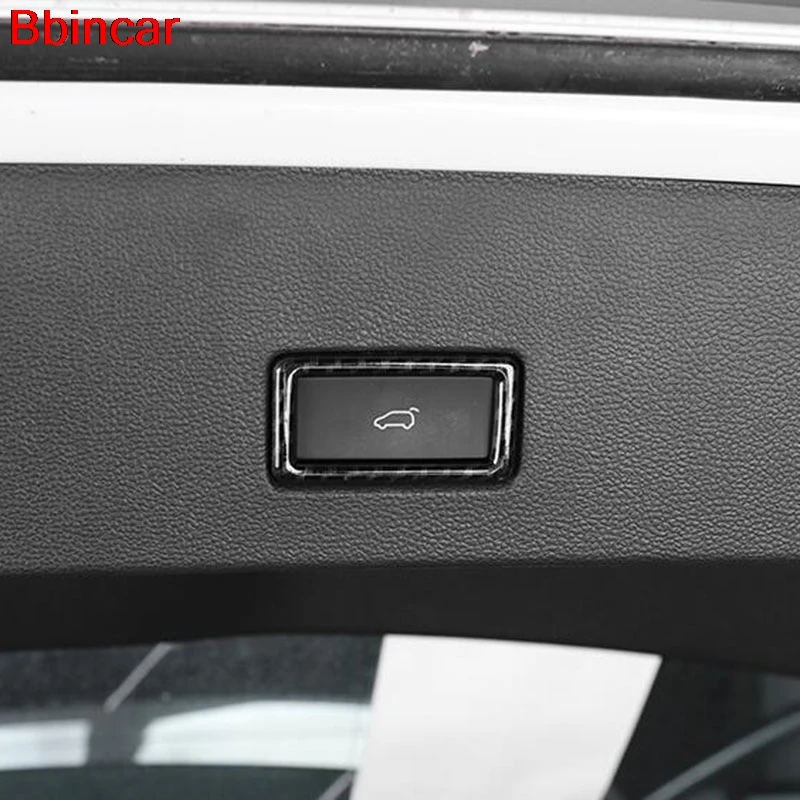 For Volkswagen T-Roc TROC 2017 2018 2019 Rear Trunk Electric Switch Botton Trim Cover Frame Car Interior Trim Accessories