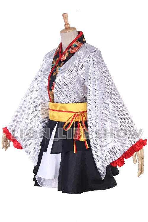 Love Live! 9 Roles Kaguya No Shiro De Odoritai Kimono Cosplay Costume With Fan image 2