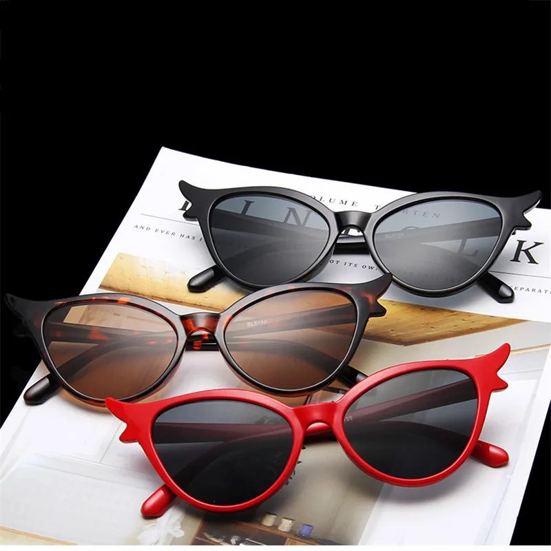 Iuxury Brand Sexy Sunglasses Women Cat Eye Female Antlers Sun Glasses For Ladies High Quality Brand Designer Eyewear De Sol