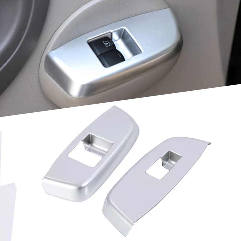 

For Nissan NV200 Evalia 2010 - 2018 AS Chrome Inner Door Armrest Window Switch Cover Decoration Control Panel Auto accessories