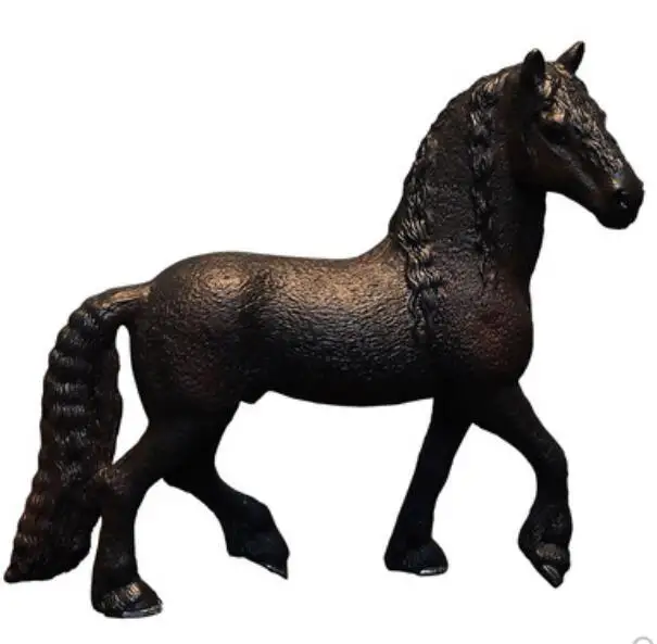 

Friesland is the black glory of the Dutch royal black horse park handicraft articles decoration air home crafts