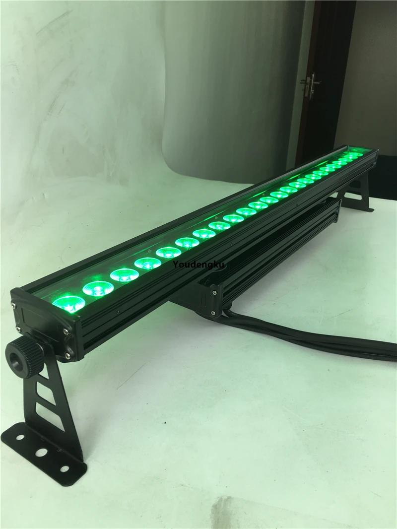 20 pieces Double-deck Waterproof dmx Strip Bar led wall washer outdoor 24x10w rgbw led wall washer light fixture