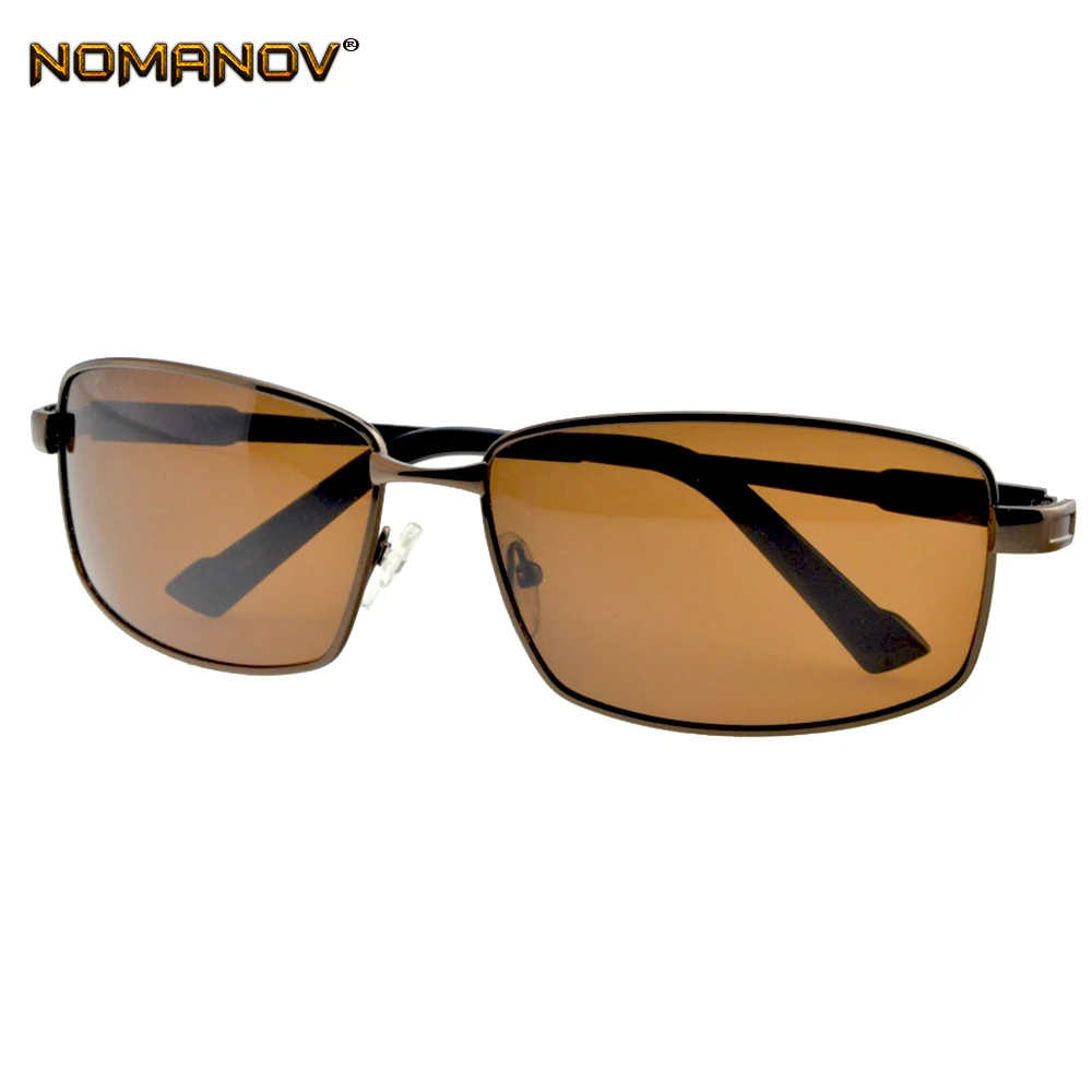 Oculos Masculino Nomanov = 長方形近視偏光サングラスカスタムメイドショート視力マイナス処方レンズ-1 に 6