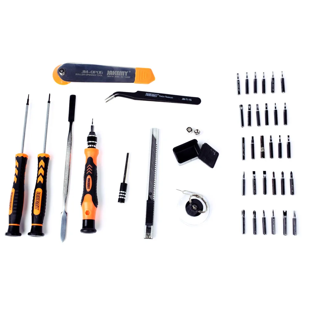 45 in 1 Professional Precision Screwdriver Set Hand Tool Box Set Spudger Tweezers Opening Tools for iPhone PC Repair Tools Kit