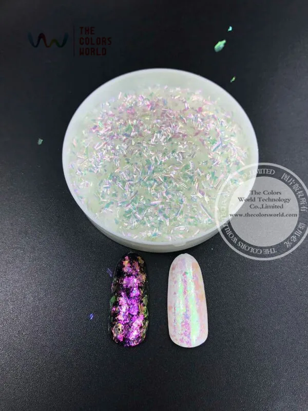 TCWB203 Chameleon Flakes Magic Effect Flakes large size chameleon  for nail Art  nail polish and  other DIY decoration