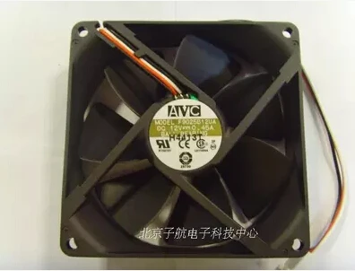 

3-проводной вентилятор источника питания AVC F9025B12UA 90*90*25 12 В 0,45a