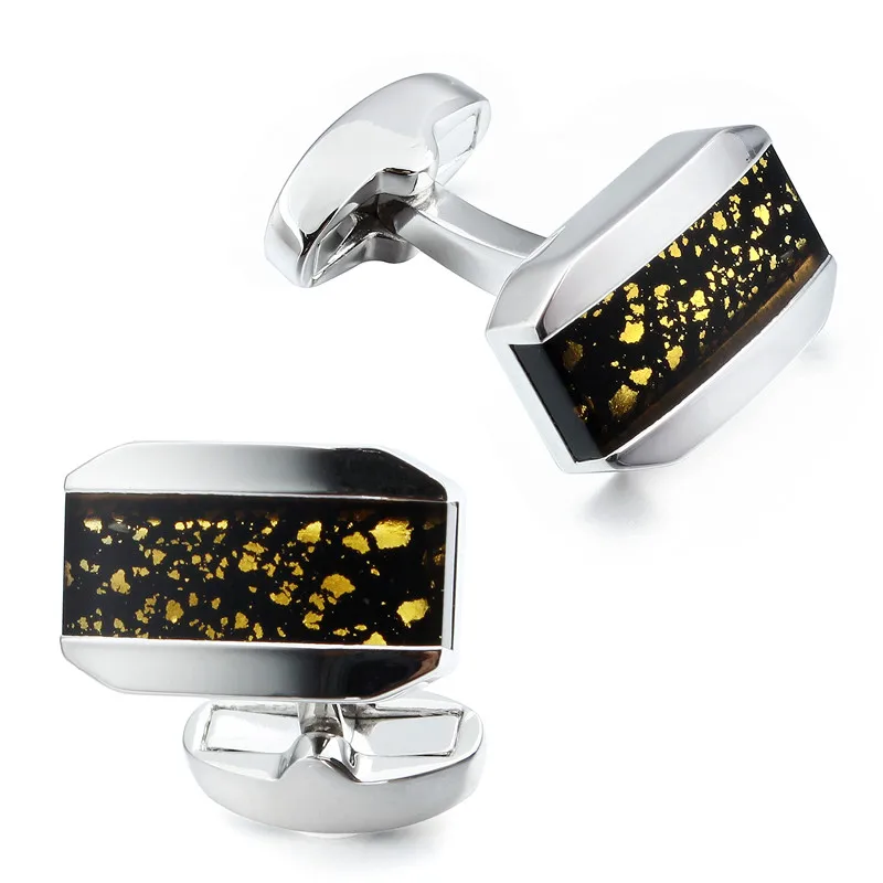 Cufflinks For Men with Gift Box, Handmade with Dichroic glass, Match Suits Cuffs Daily Use Dress for Ordinary Men