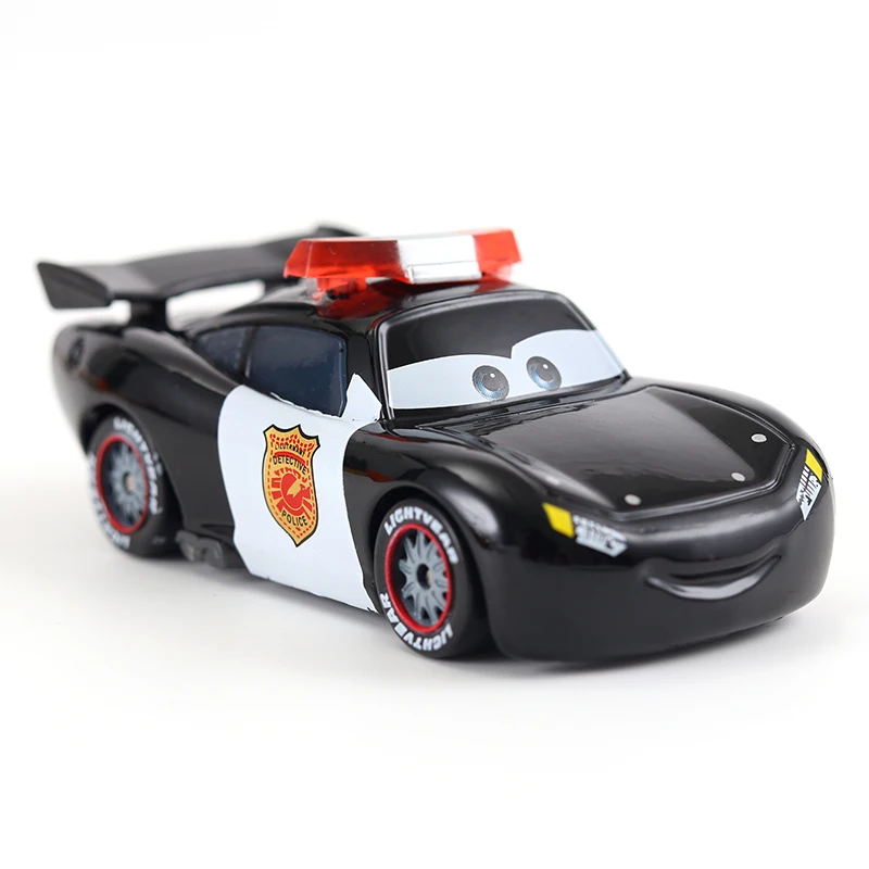 Cars 3 Disney Pixar Cars Police Lightning McQueen Metal Diecast Toy Car 1:55 Children\'s Gift Free Shipping