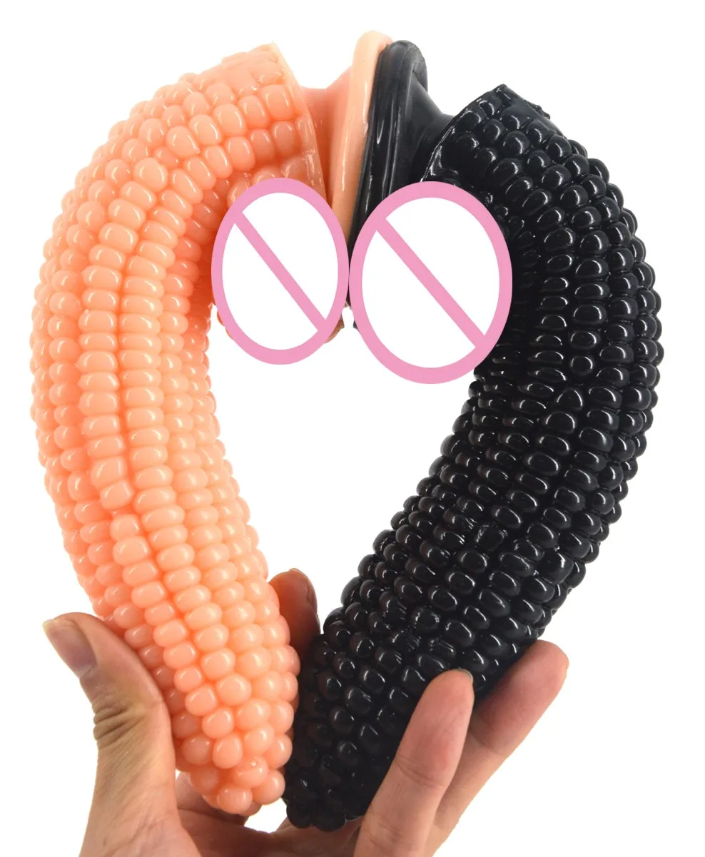 FAAK Big dildo suction cup fake penis corn dick sex toys for women particle surface vagina stimulate beads anal dildo sex shop