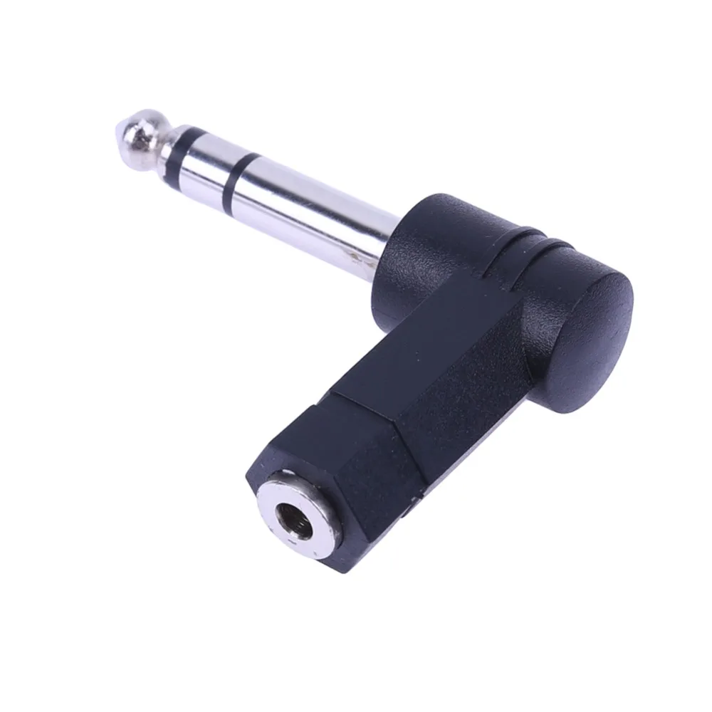 90 grad 3,5 zu 6,35/6,5mm 1/4 "Mono Jack Stereo Lautsprecher Audio Adapter Stecker 3,5mm TRS stecker Konverter AUX Kopfhörer Kabel