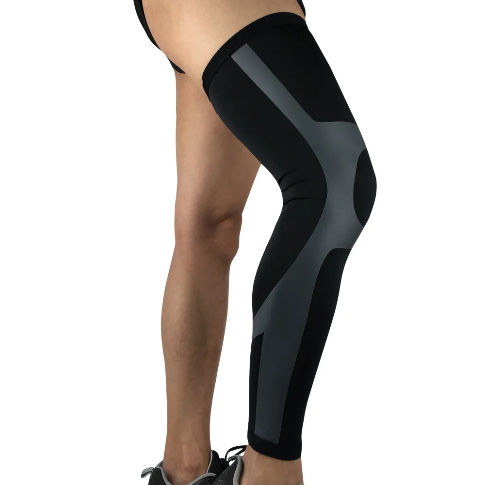 Genouillères de sport à compression élastique, équipement de protection pour les cuisses et les jambes, SPSLF0058