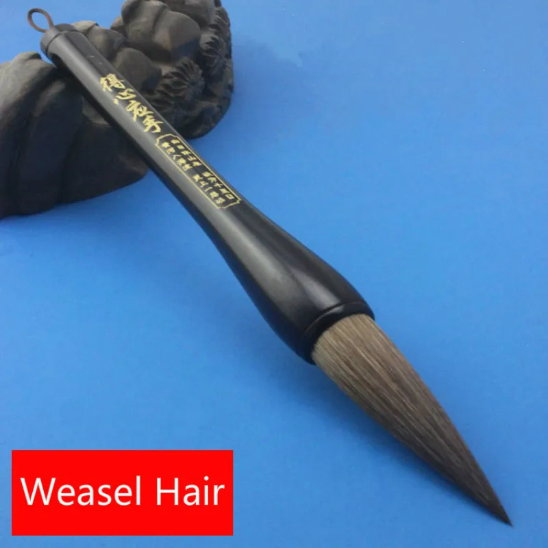 

Calligraphy Brush Chinese Caligrafia Writing Painting Brush Pen Weasel Hair Hopper-shaped Brush Pen Big Words Couplets Brush Pen