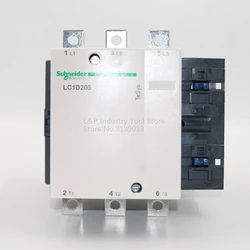 Original Schneider Electric LC1D205M7C Contactor LC1-D205M7C 205A Coil AC220V 110KW TeSys Control Power Supply Contact Equipment