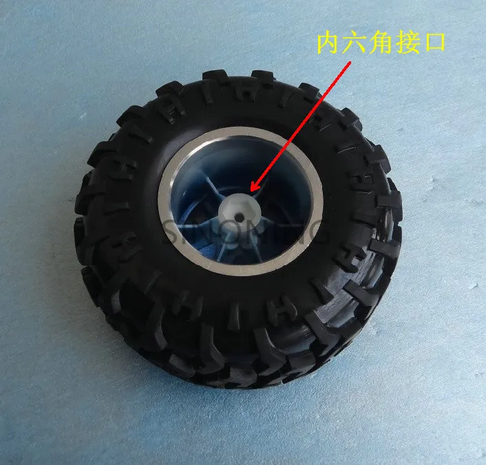 130mm diameter supper big robot car wheel  diameter:130 mm thickness:60mm weight:157g