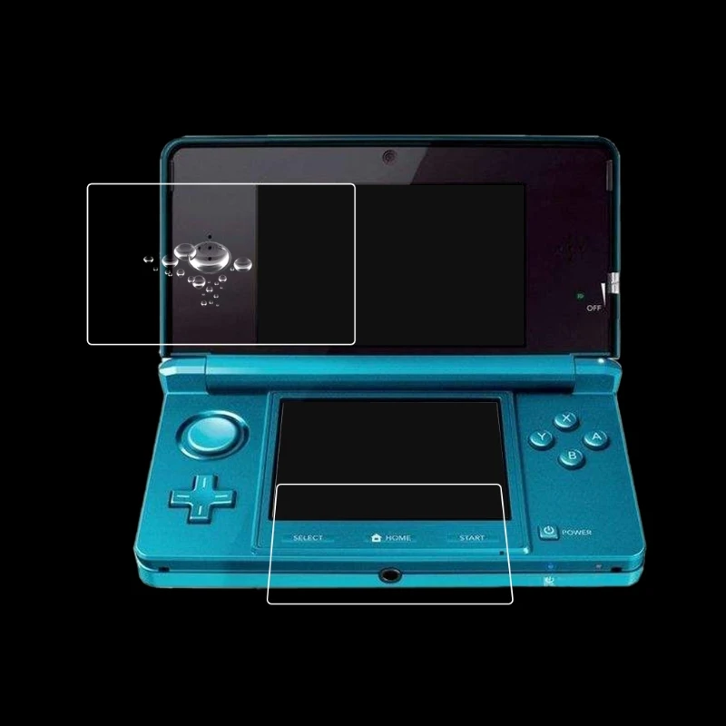 2017 โปรโมชั่นใหม่ล้างด้านบน + ด้านล่างหน้าจอ LCD หน้าจอสำหรับ Nintendo สำหรับ 3DS XL LL