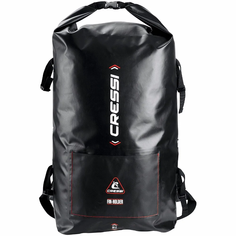 Cressi DRY GARA Free Diving Fin Bags Big Volume Long Flipper Package Backpack Easy Carry Dive Equipment