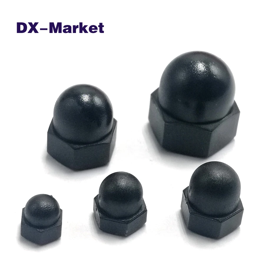 PA66 Nylon Hex Acorn Nuts , F004