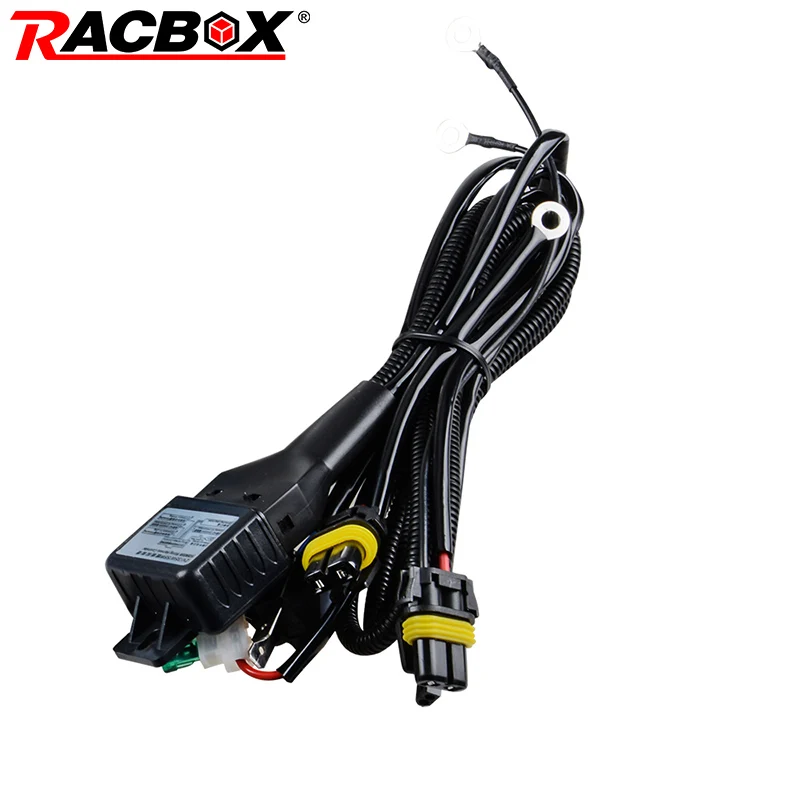 12V 35W 55W HID Bixenon H4 Wiring Harness Controller for Auto Headlight Retrofit Connector Mini Projector Len Line Car Styling