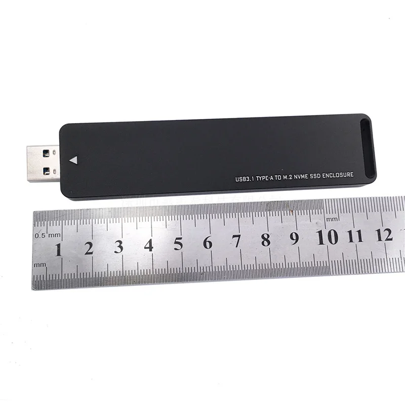 Obudowa obudowy NVME M.2 obudowa na SSD M.2 Adapter USB SSD M2 obudowa SSD obudowa USB 3.1 type-a na PCI-E M.2 NVME mobilny dysk twardy