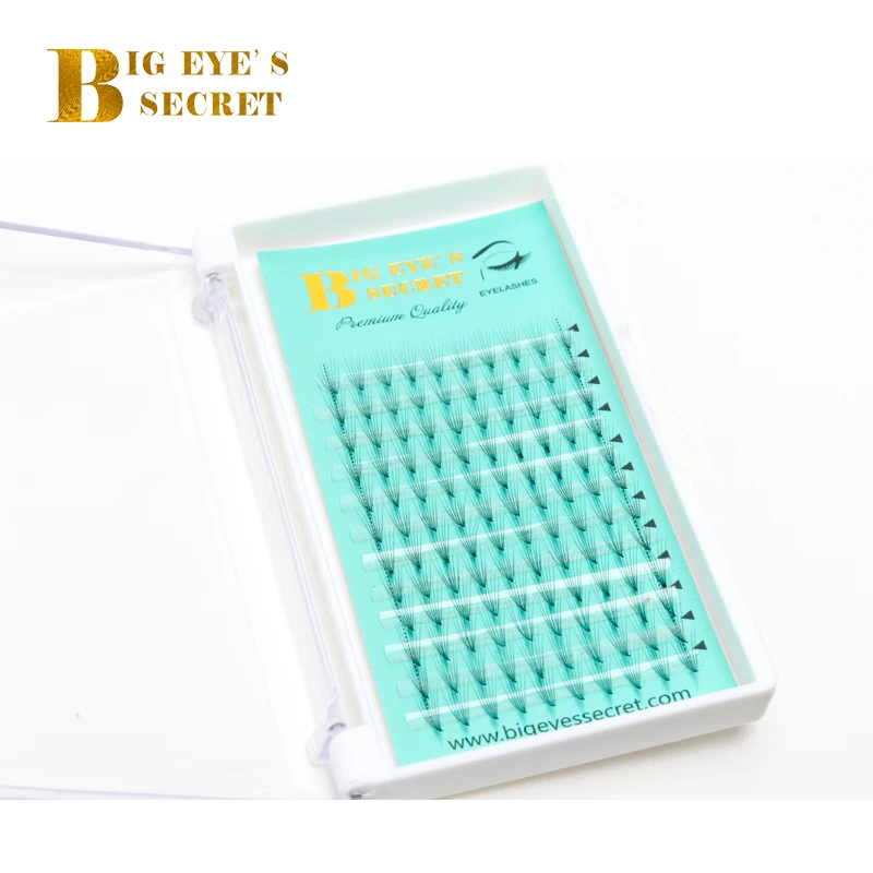 Big eye's secret Lashes 7D premade fans for volume eyelash extensions Eyelash bundles knot-free speed up the eyelash extension