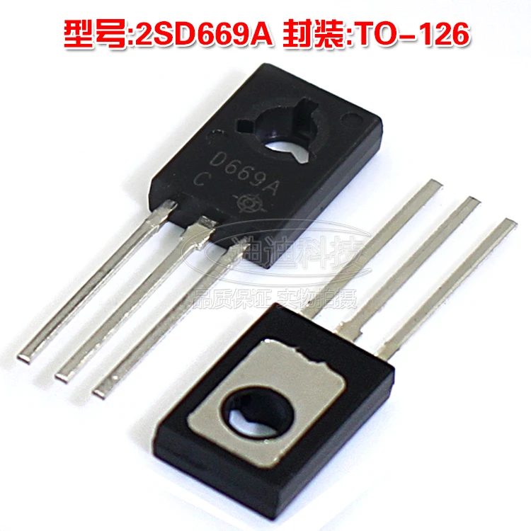 Neue 2SD669A ZU-126 NPN Power Transistor D669A TO126 auf die rohr 2SB649A