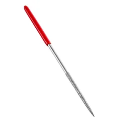 DRELD 1Pc 140mm Round Diamond Needle File Cutting Repair Hand Tools for Metal Ceramic Glass Gem Stone Hardened Steel Jewelry