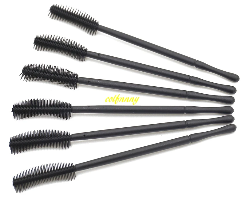 200pcs/lot Free shipping Adjustable Silicone eyelash brush disposable makeup brushes wand