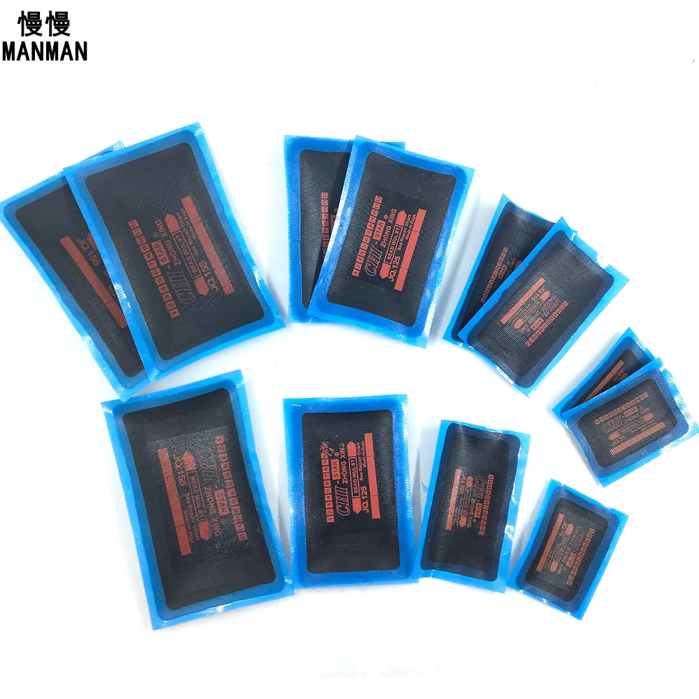 Four Sizes Meridian Tube Cold Patch Film Tire patches for automobiles and trucks Tire repair tools for automobiles