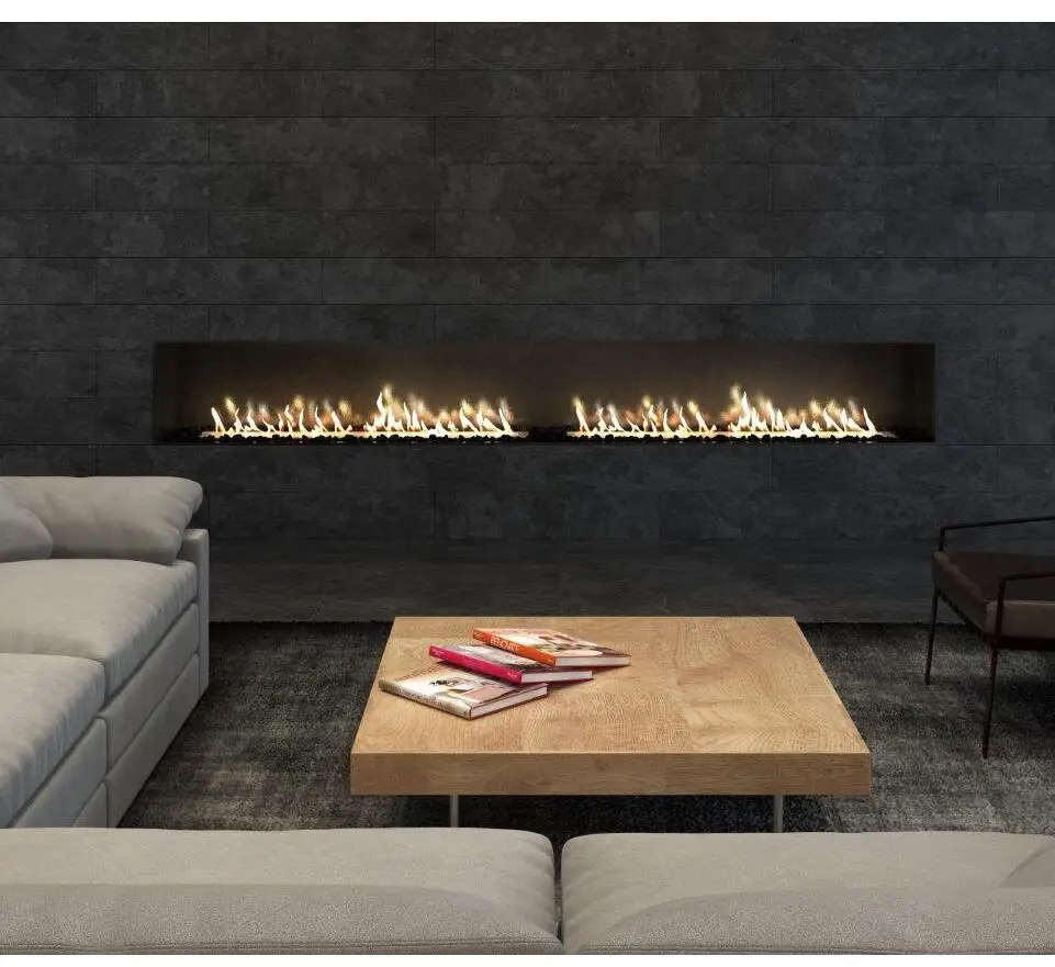 Inno living fire 36 inch  fireplace electric indoor use bio ethanol fuel