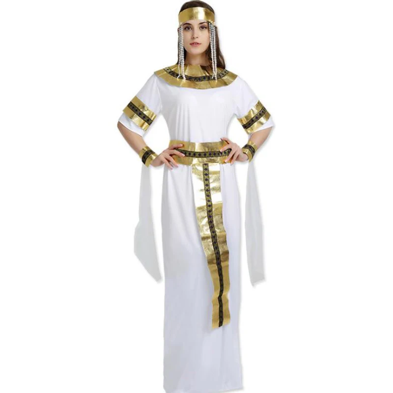 Adulti Sexy faraone egiziano costumi regina dea greca ragazza per Cleopatra Girls Halloween Party Fancy Dress Costume