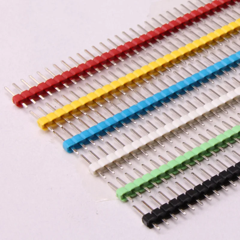 Glyduino 10 PCS 40 Pin Single Volleys of Needle Single Row Stitc Row seat spacing 2.54MM for Arduino