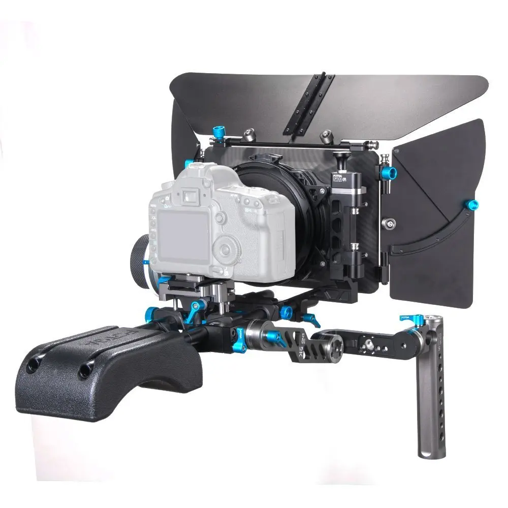 FOTGA DP500III 15mm Standard Rail Rod Filmling System Quick Release Set Up Camera Rig Cage for 5DII III A7S A7R2 A7RM2