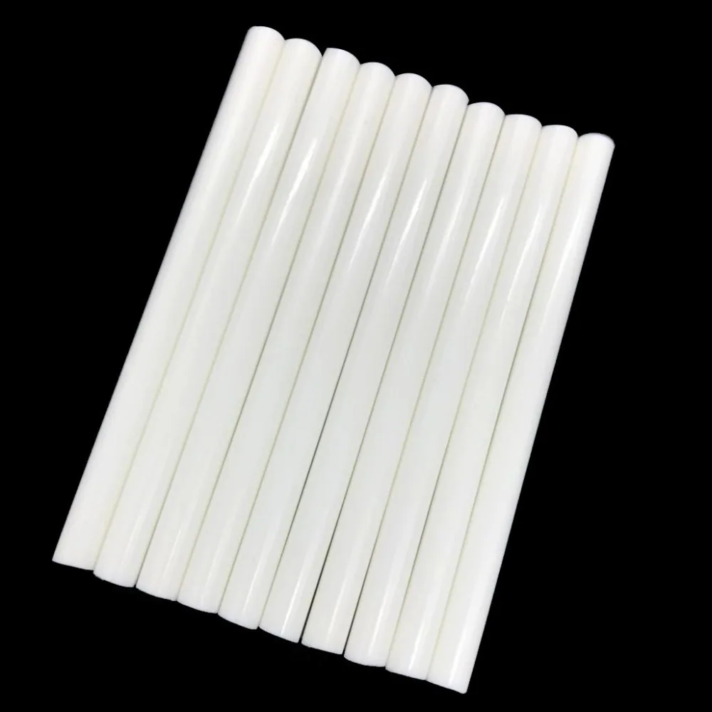 10 Pcs White Color 7MM Hot Melt Glue Sticks For Electric Glue Gun Car Audio Craft Repair Sticks Adhesive Sealing Wax Stick