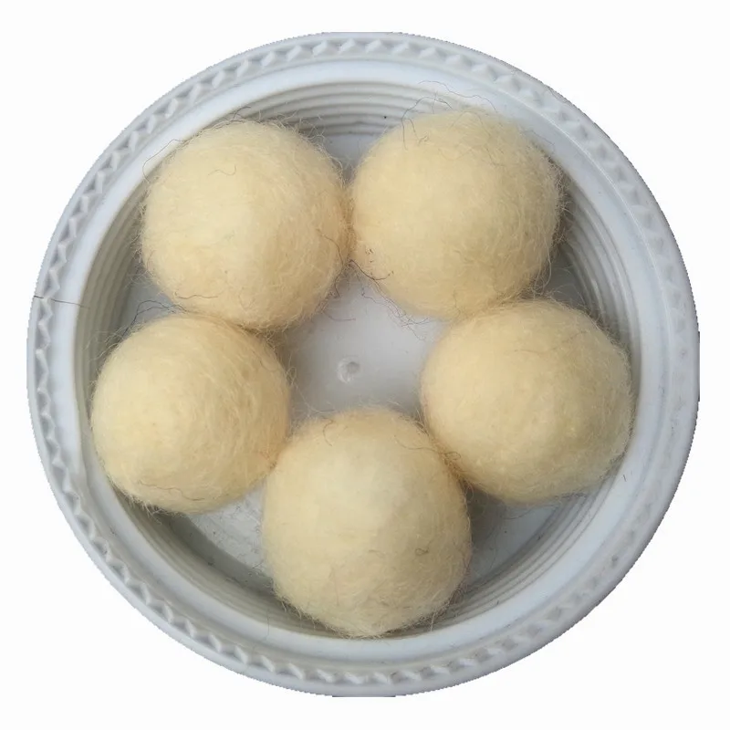 Free Shipping wholesale White Color Handmade wool felt ball 200pcs 20mm diy Woven Balls For Rugs jewelry beads home Decor