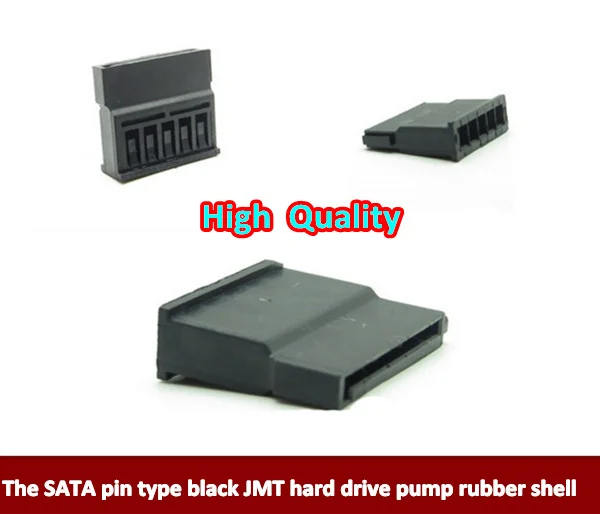 

Free shipping+wholesale 500pcs/lot The SATA 5pin type black hard rubber shell pump