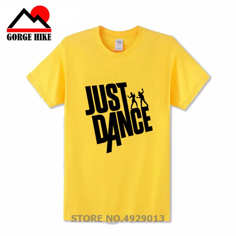 Men's O-neck Just Dance hip-hop T-Shirt Printed Fashion Str-Dance Tees Tops B-Boying Shirts cotton tshirt breakdancing teeshirt